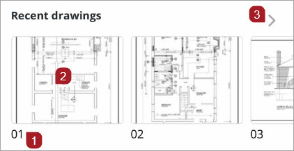 Recentg drawings ordered list
